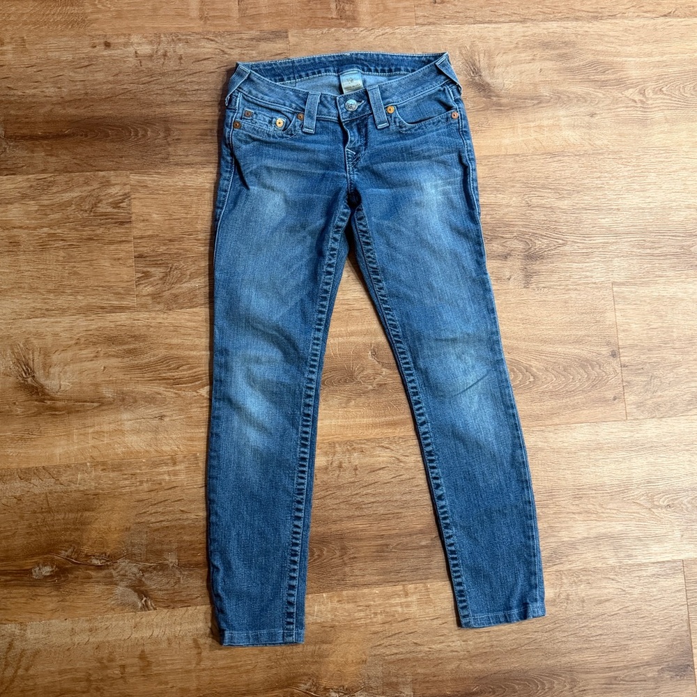 True Religion Women's Blue Skinny Jeans